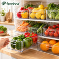 Fervinna Clear Produce Storage Bin Set — main lifestyle view