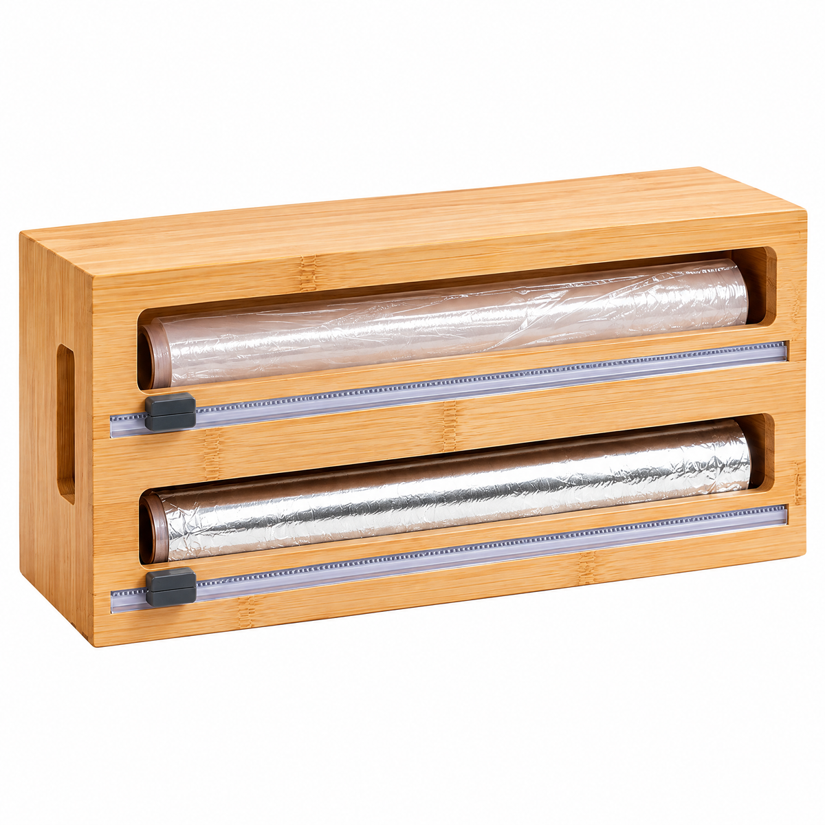 Fervinna Bamboo Double Roll Wrap Dispenser — features and details